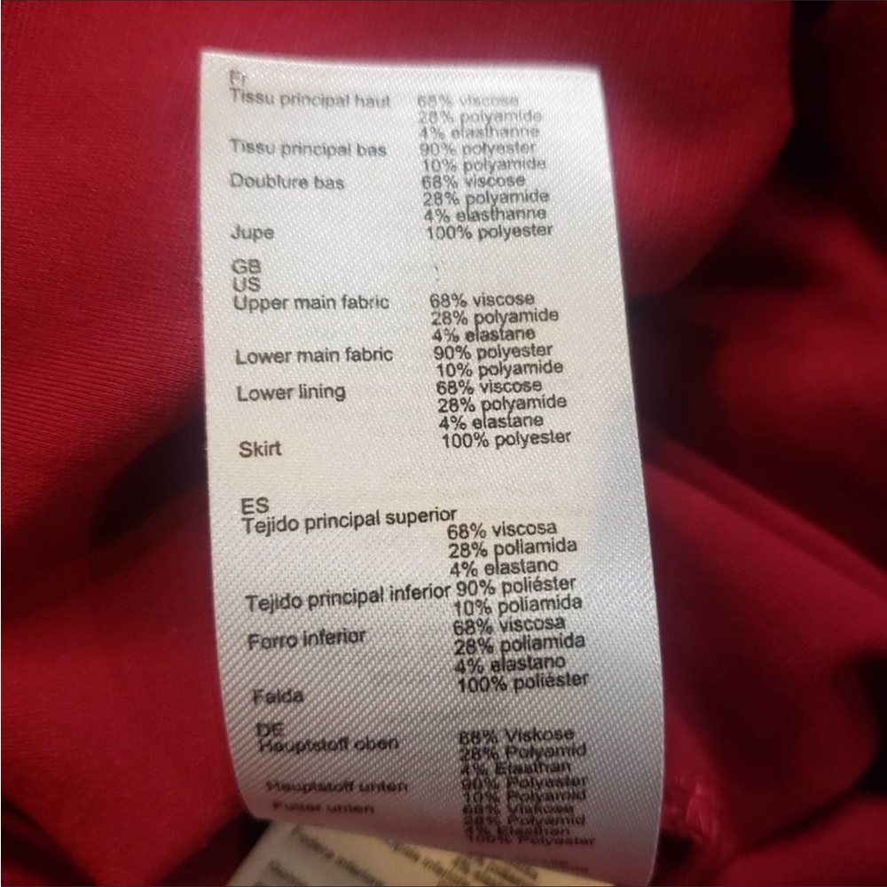Maje Red Dress SZ 3 or large - Picture 5 of 5